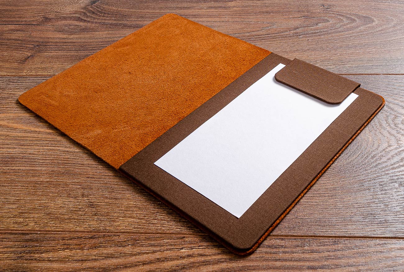 Luxury leather bill folder for restaurant
