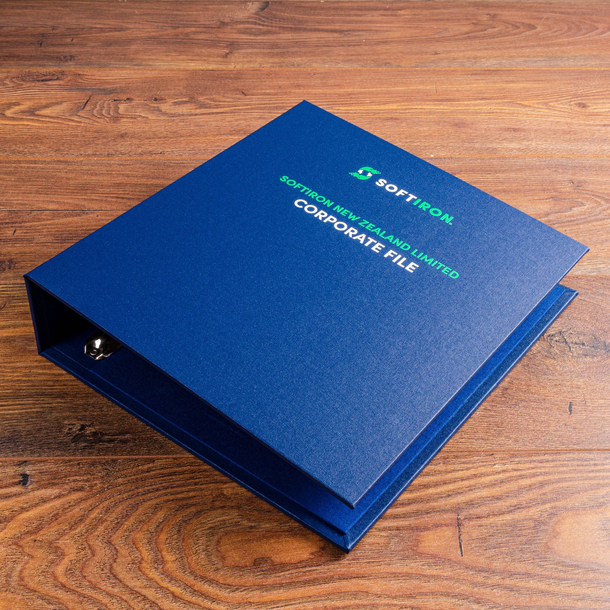 Bespoke A4 presentation binder with personalised cover