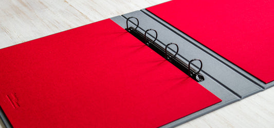 a3 presentation portfolio ring binder in flip over format