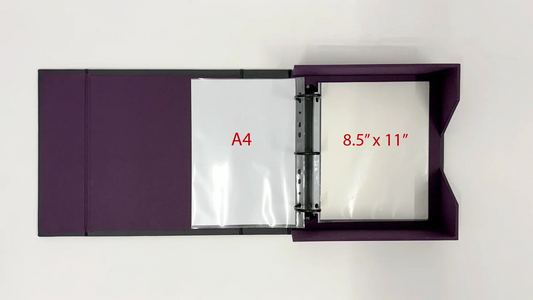 Ring Binders and Box Files for Both A4 and US 8.5 x 11 Letter Paper