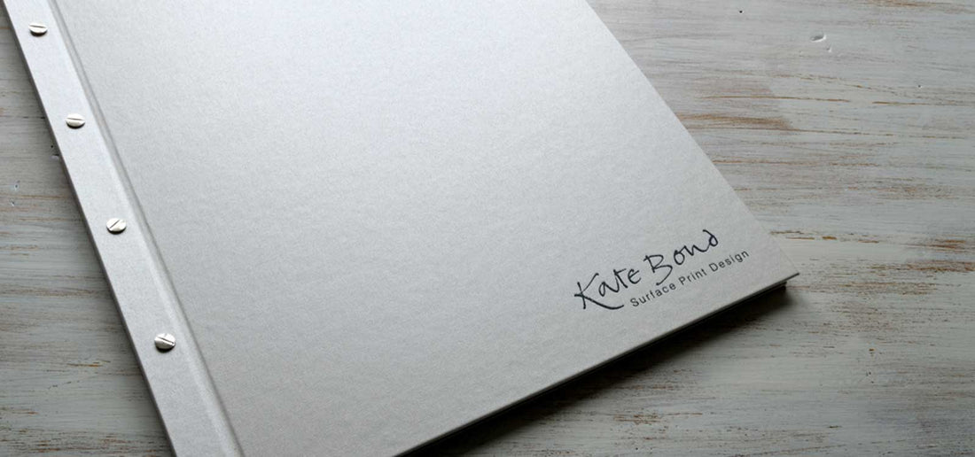 a2 screw post portfolio book for print designer