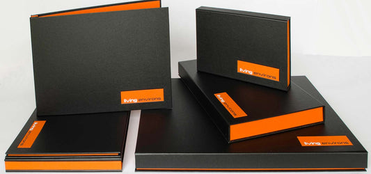 portfolio boxes A4, A3, A2 custom made as presentation portfolios