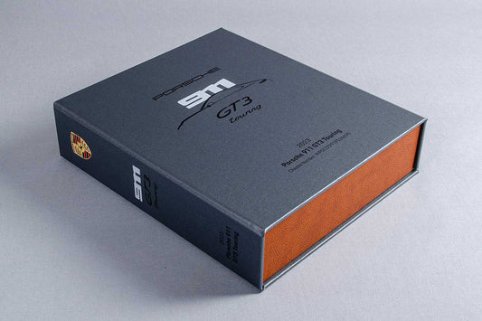luxury bespoke and personalised box file for classic Porsche 911 car