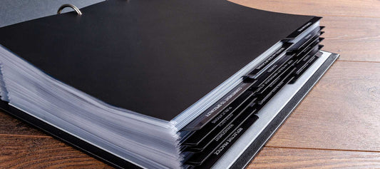 medical and surgical portfolio with dividers