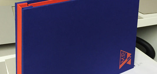 custom portfolio book for graphic designer 8 1/2x11 landscape