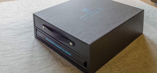 custom made box and binder set