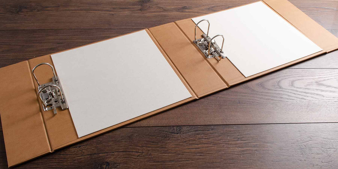 double lever arch file binder medical surgical portfolio in faux leather