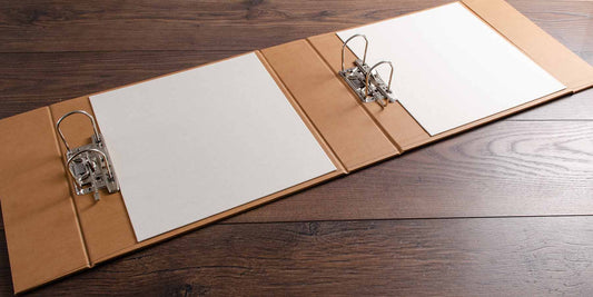 double lever arch file binder medical surgical portfolio in faux leather