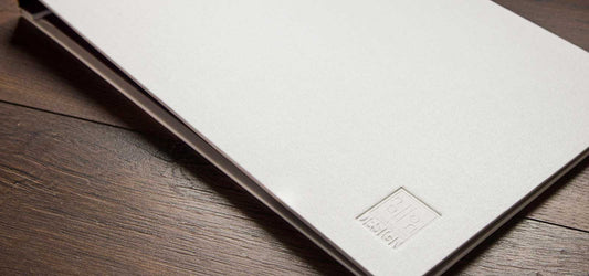 11x17 portfolio book for photographer custom made with personalized embossed cover