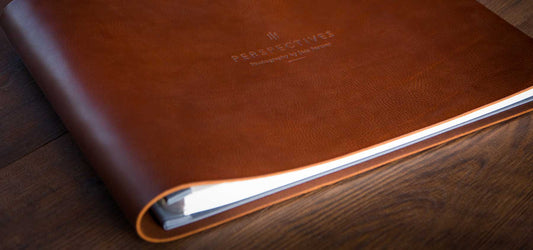 photographer jess farmers a3 leather photography portfolio book 