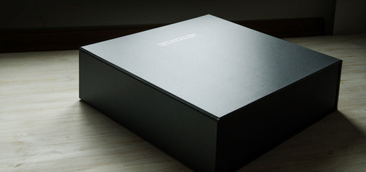 custom portfolio box with ring binder mechanism