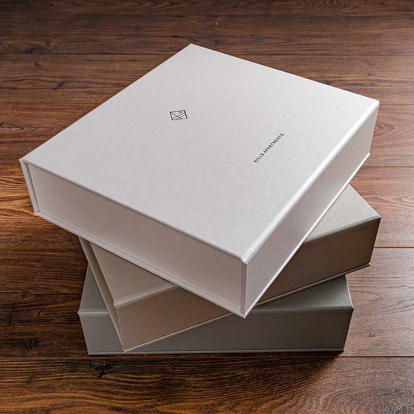 A2 Clamshell Box and A3 Leather Presentation Portfolio - Hartnack & Co