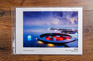 A4 landscape page protector sleeve pockets. high quality polypropylene plastic that is very clear and acid free