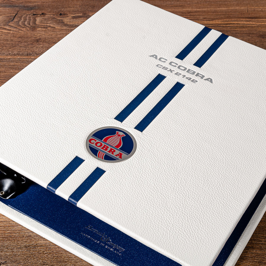 AC Cobra car history document file for racing car custom made by Hartnack and company - Gallery image 1