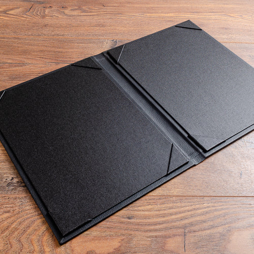 Custom made A4 leather menu board