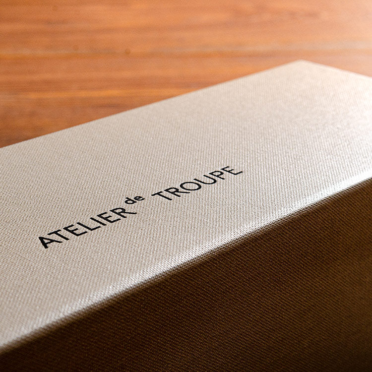 black foil embossed logo on presentation box - Gallery image 4