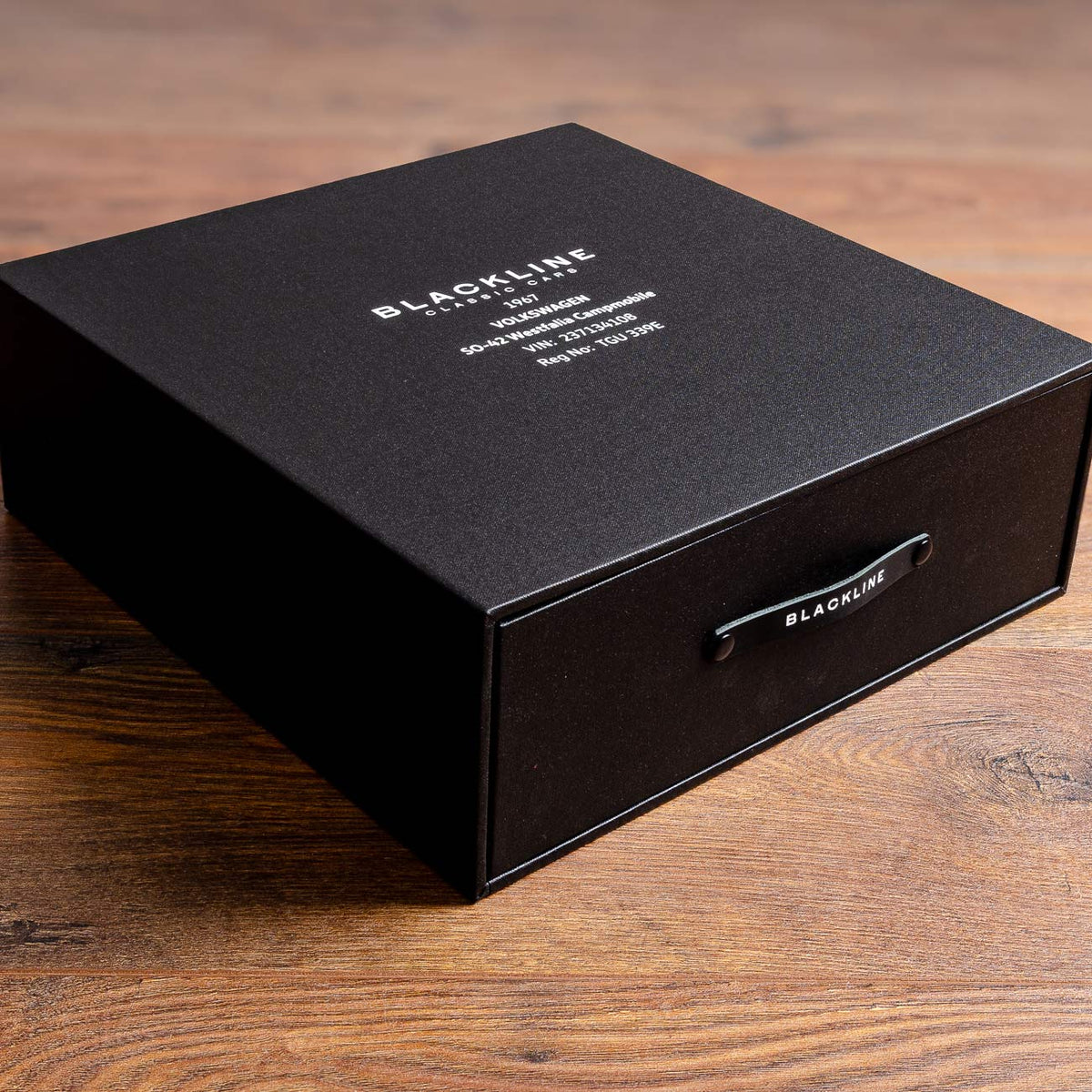 custom car paint presentation box for classic car restoration company - Gallery image 1