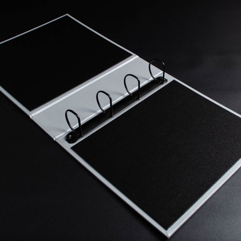 4 ring binder with a black painted ring binder mechanism - Gallery image 3