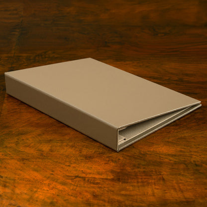 Case Bound Screw Post Binder luxury bespoke custom made presentation binder by Hartnack and Company.