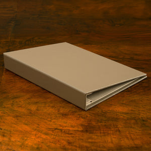 Case Bound Screw Post Binder bespoke luxury presentation binder with custom materials and personalised finish by Hartnack and Company