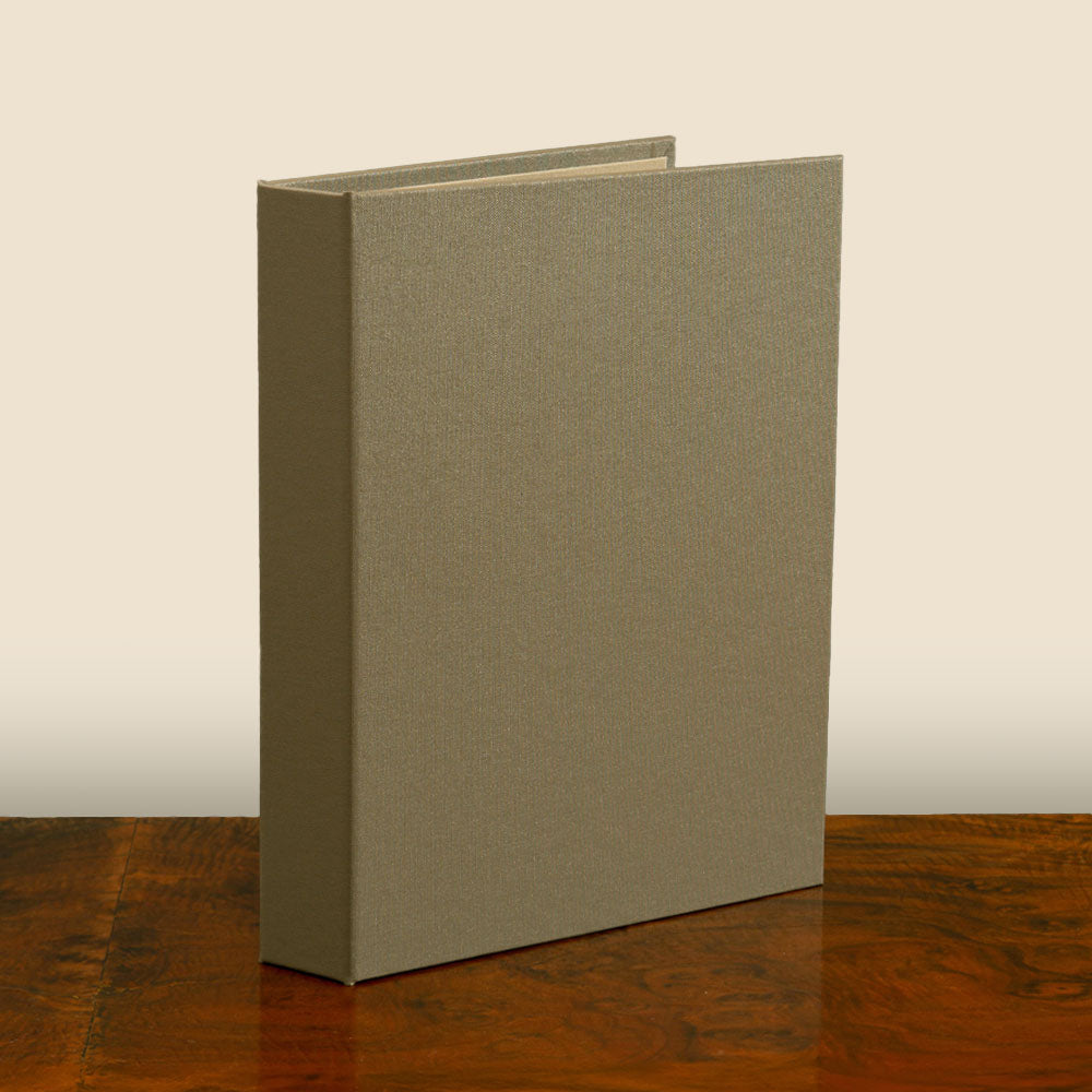 Case Bound Screw Post Binder bespoke luxury presentation binder with custom materials and personalised finish by Hartnack and Company