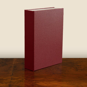 Custom made luxury Clamshell Box bespoke presentation box with strong double thick walls and custom sizing options by Hartnack & Co.