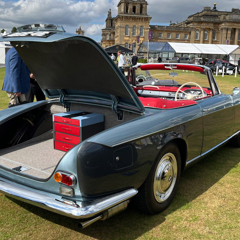 BMW 503 convertible at blenheim concourse with vehicle history box in trunk - Gallery image 6