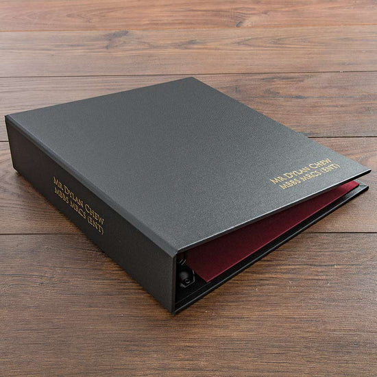 Custom made personalised medical portfolio