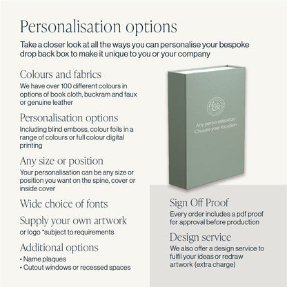 Bespoke Drop Back Box