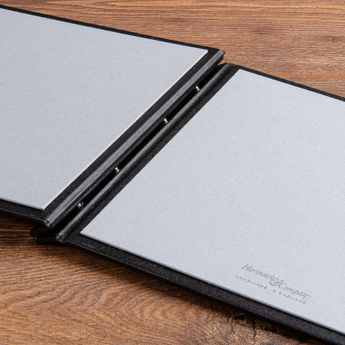 exposed screw post binder open