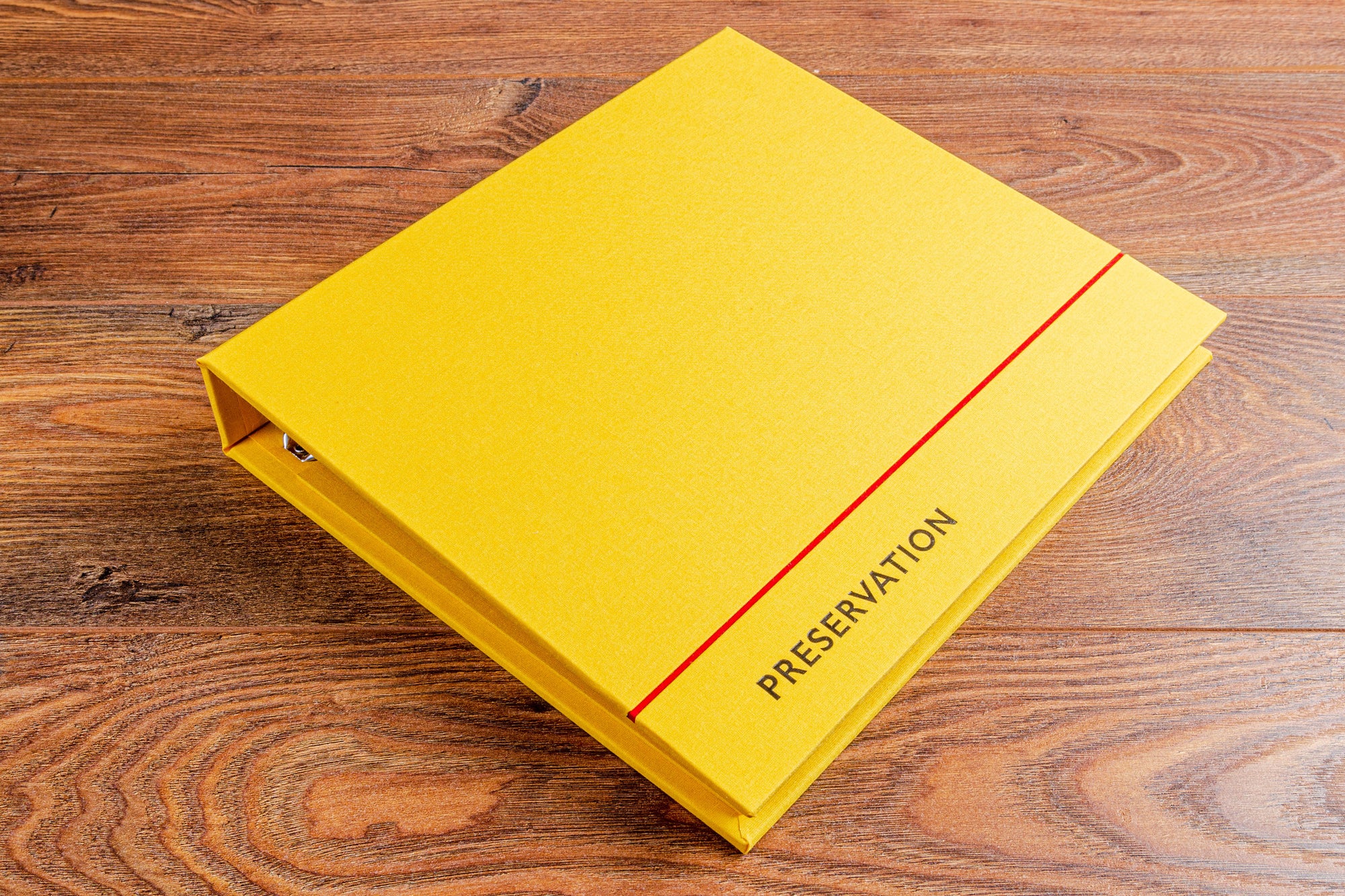 Personalised Ferrari vehicle document binder in yellow