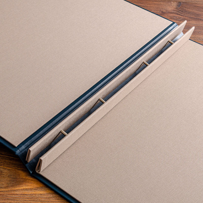 large luxury high quality screw post binder lying open - Gallery image 2