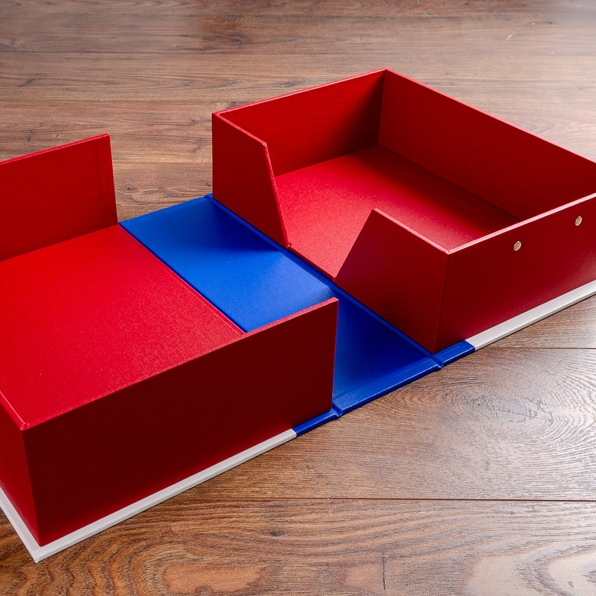 large deep clamshell box file for GT40 race car history - Gallery image 4