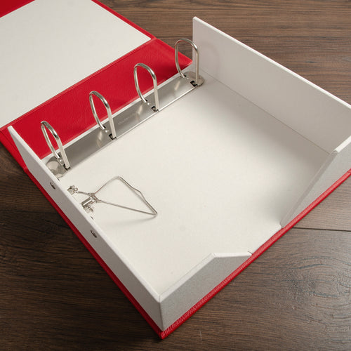 luxury large ring binder box file with spring clip 