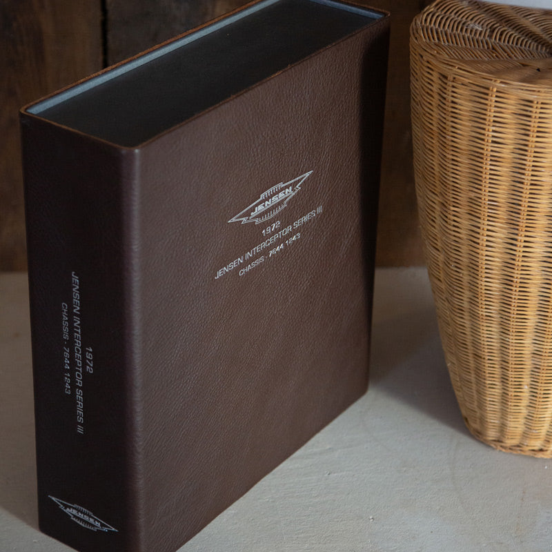 hand crafted brown leather box file by luxury stationery company hartnack and co - Gallery image 1