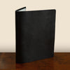 black leather screw post binder in luxury veg tan leather by Hartnack & Co