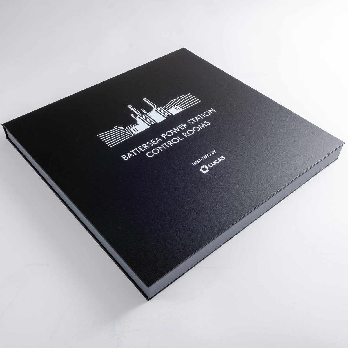 Custom made luxury presentation with white printed logos and writing on the covers hand made by hartnack and co - Gallery image 1