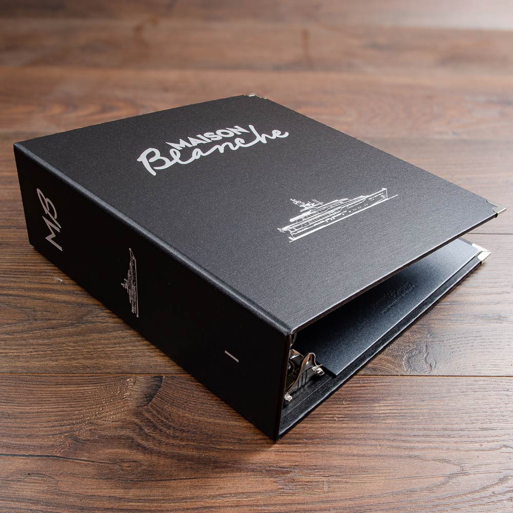 luxury bespoke personalised ring binder - Gallery image 4