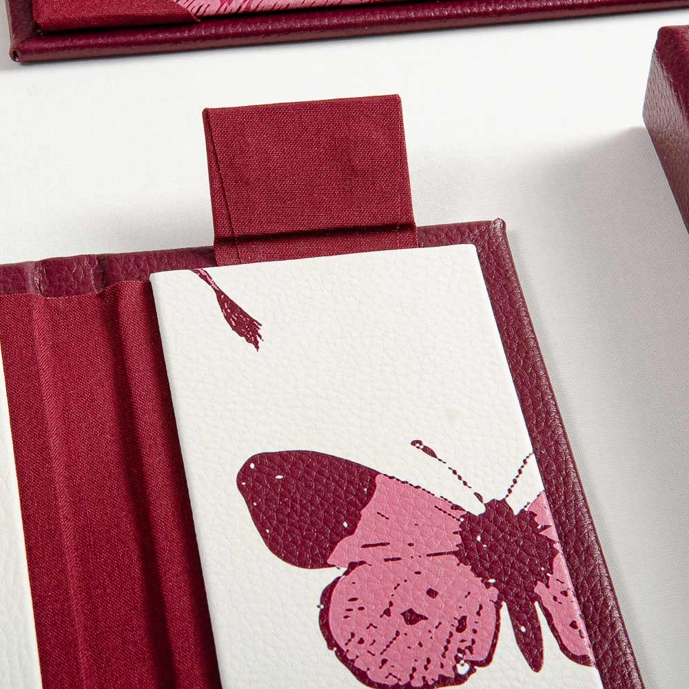 restaurant bill holder with magnetic clip and cover with butterfly print - Gallery image 6