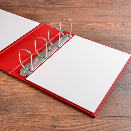 Large 4 ring binder in custom made ringbinder