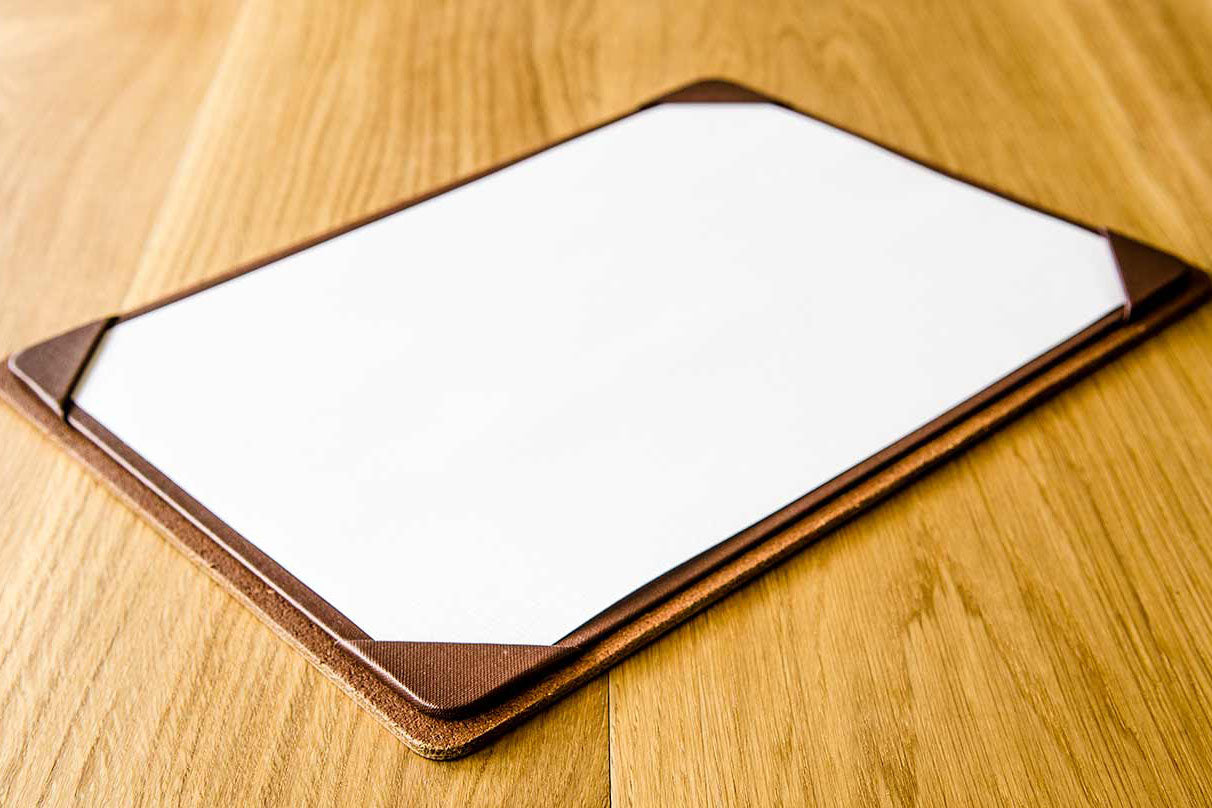 A4 leather board