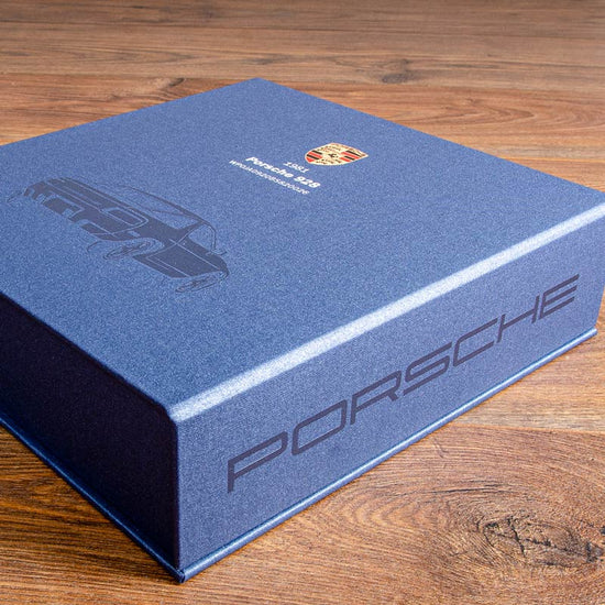 Custom made vehicle document box with full colour printed logos