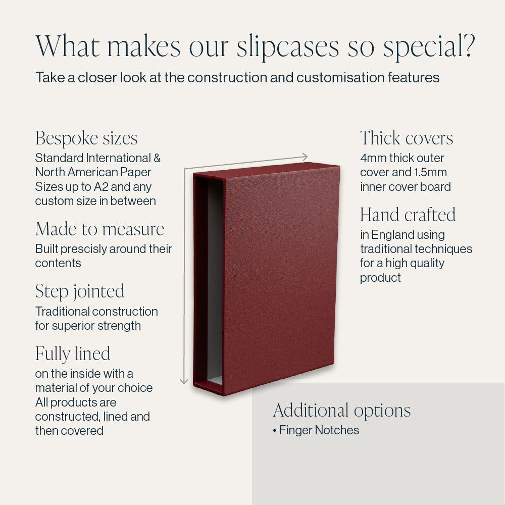 What makes Hartnack and Co slipcases so special? The features and benefits
