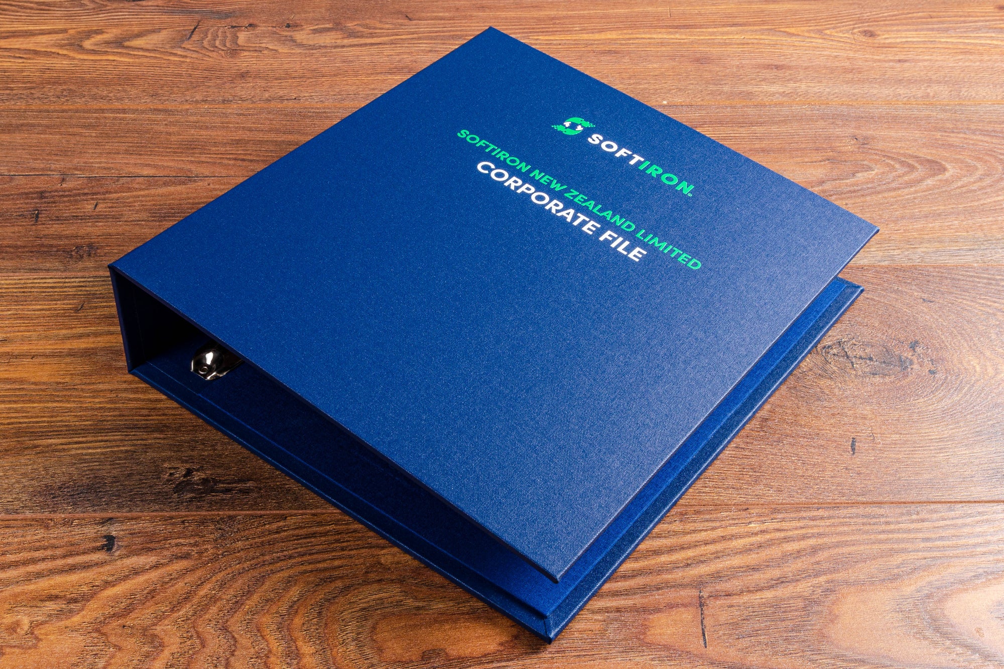 UV printed printed cover on A4 presentation binder personalised by H&Co.