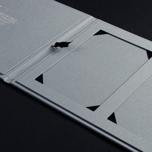 inset in book to hold photos 