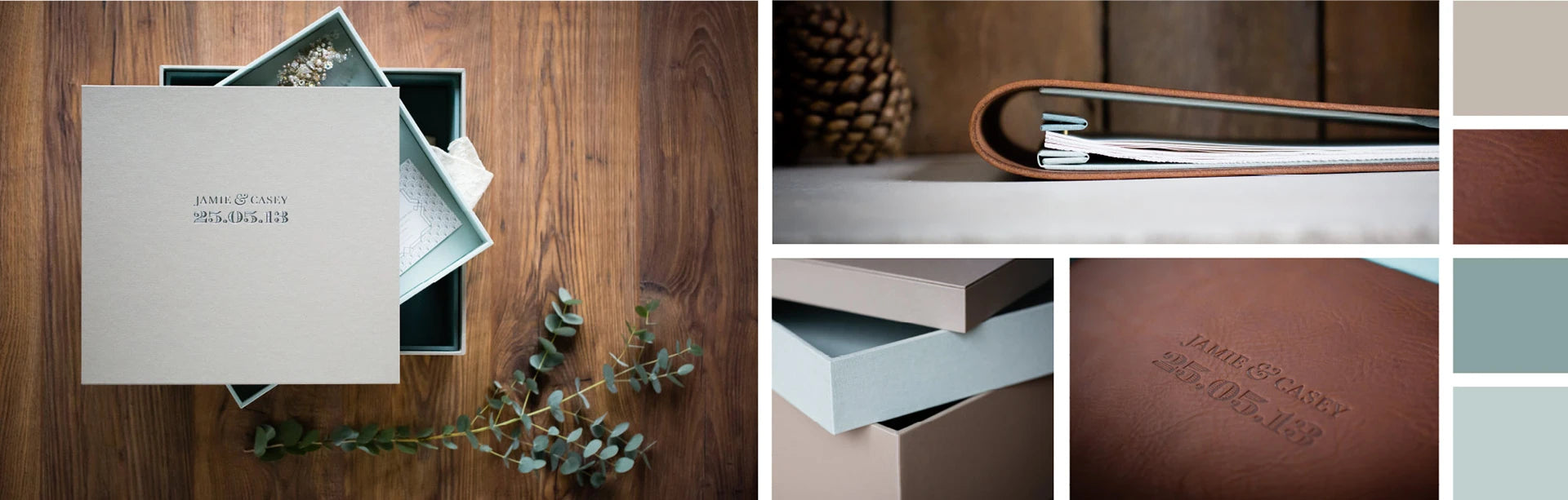 wedding keepsake box, wedding guest book inspiration