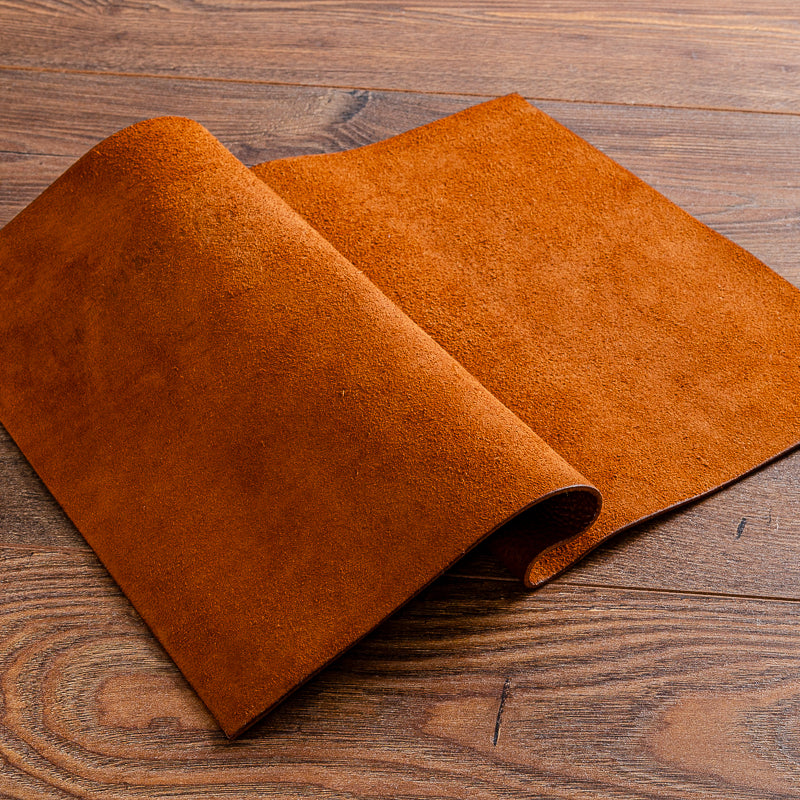 Natural brown leather menu cover - Gallery image 1