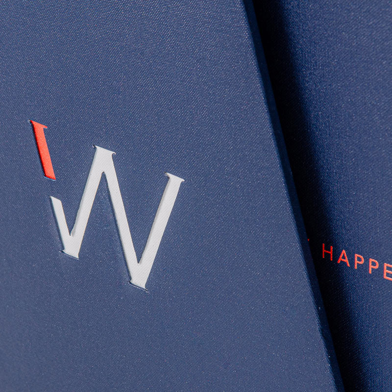 logo that has been hand cut out of a cover of a very high quality presentation box by Hartnack and Co - Gallery image 3