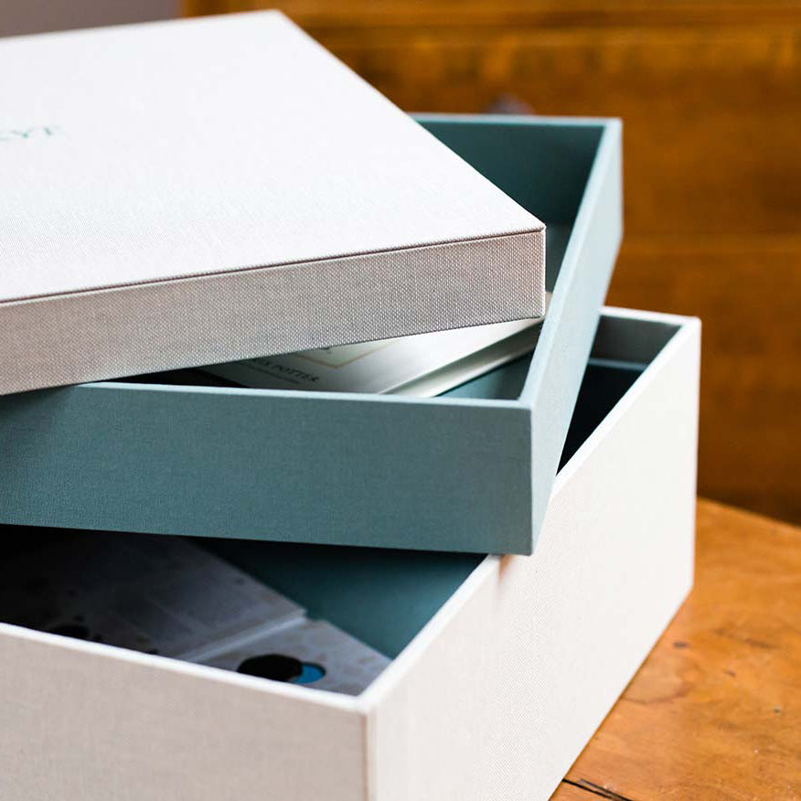 Memory Box, Keepsake Box, Photo Album Clamshell Box, Custom Size Scrapbook  Box 