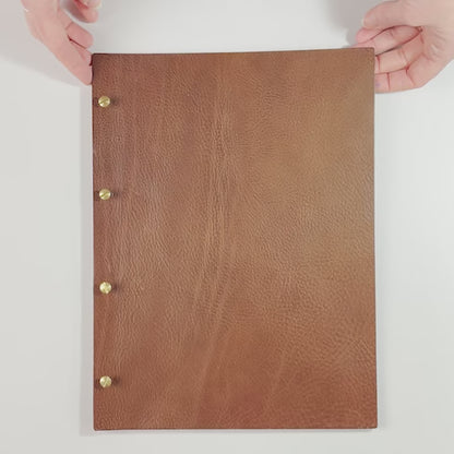 Leather Exposed Screw Post Binder